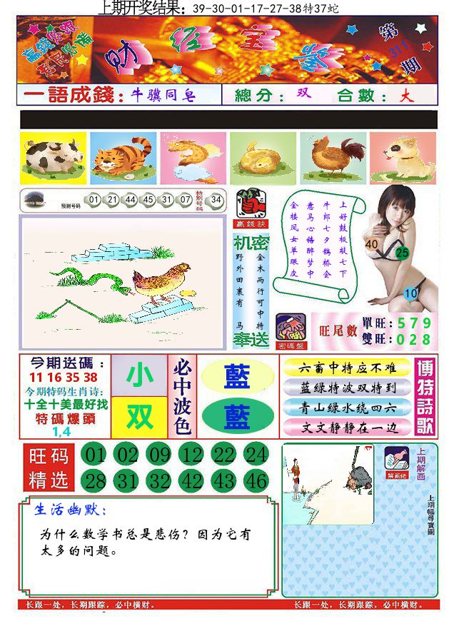 澳门财经宝鉴 第311期
