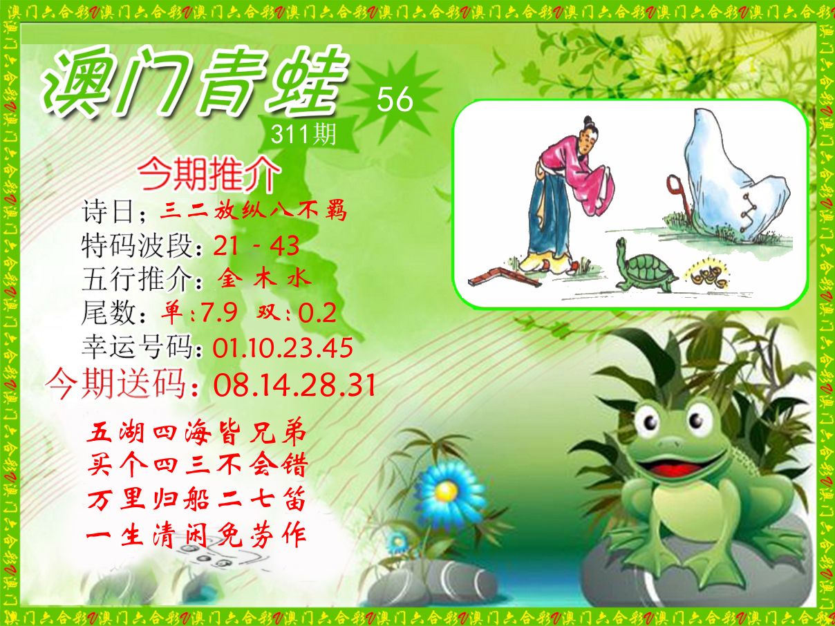 青蛙系列56 第311期