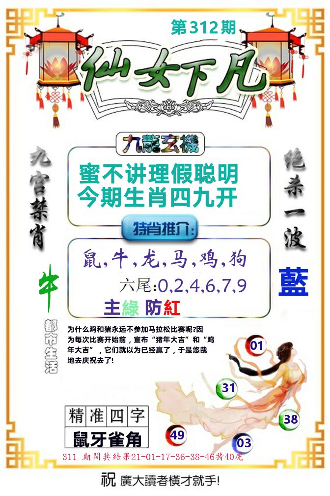 仙女下凡 第312期
