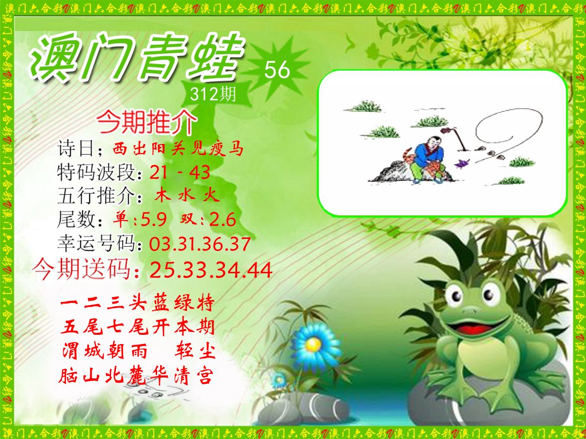 青蛙系列56 第312期