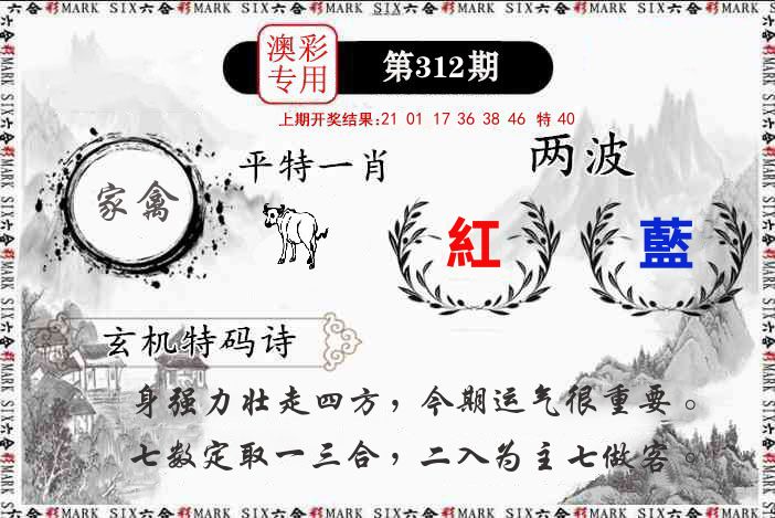 澳门专用 第312期
