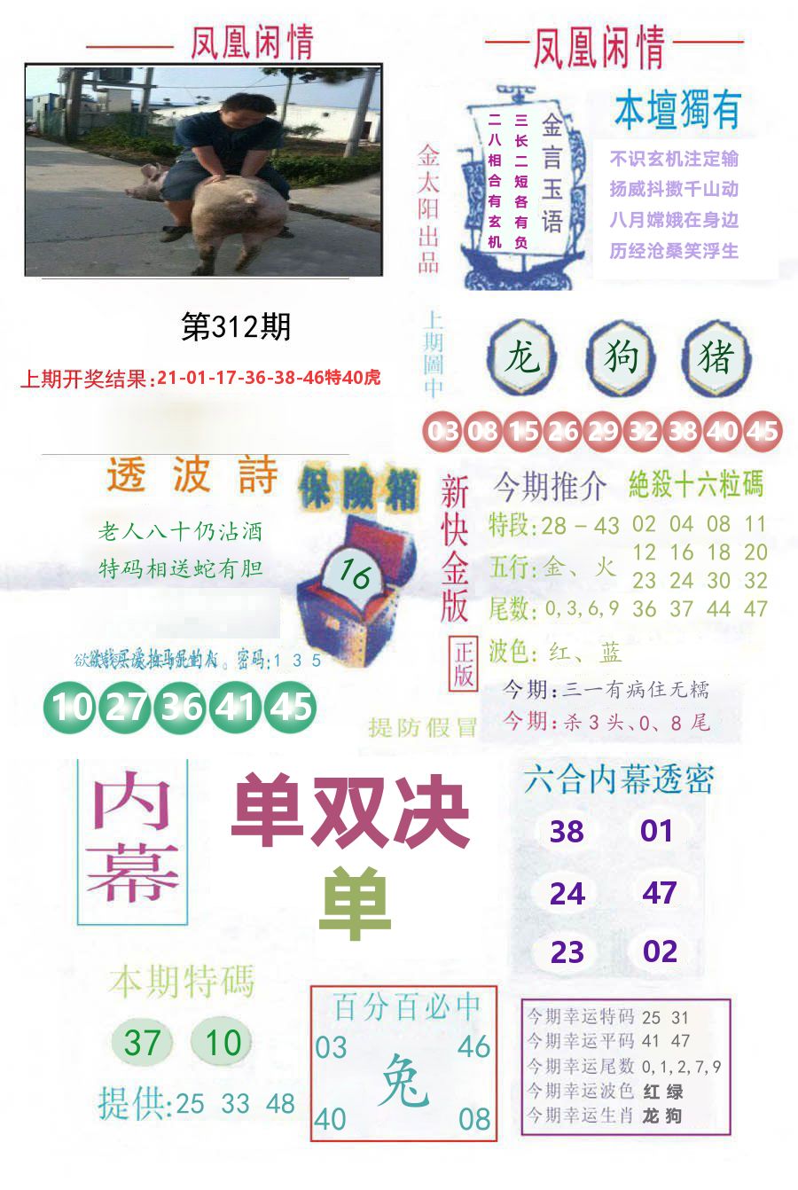 凤凰闲情 第312期