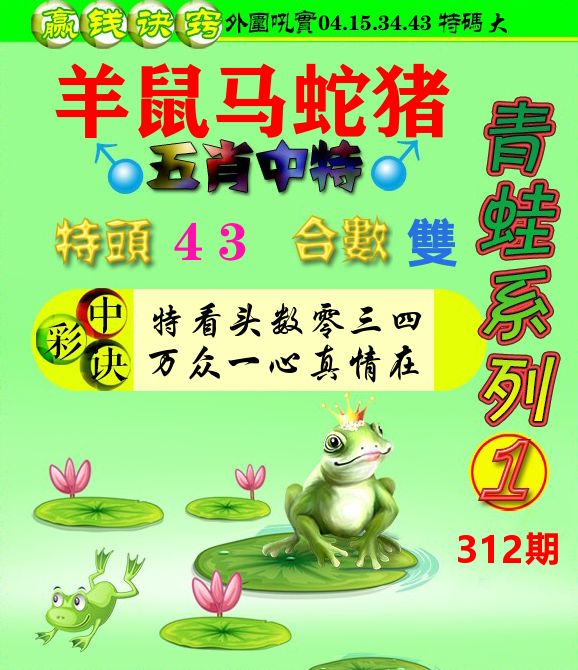 青蛙彩图 第312期