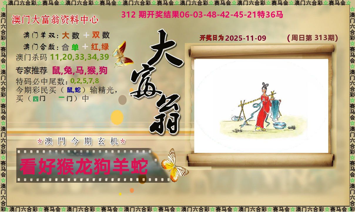新大富翁 第313期