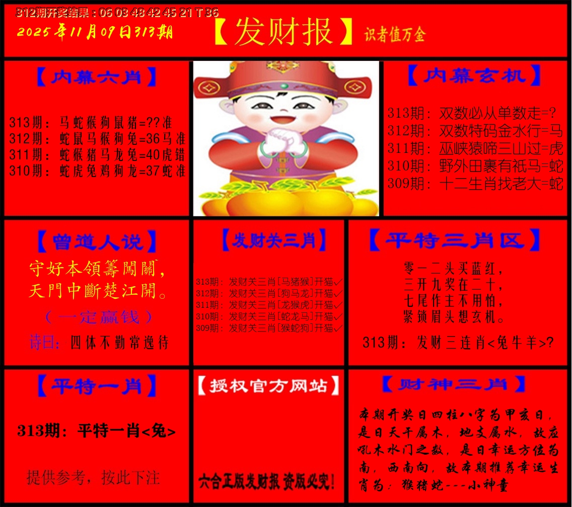 发财报 第313期