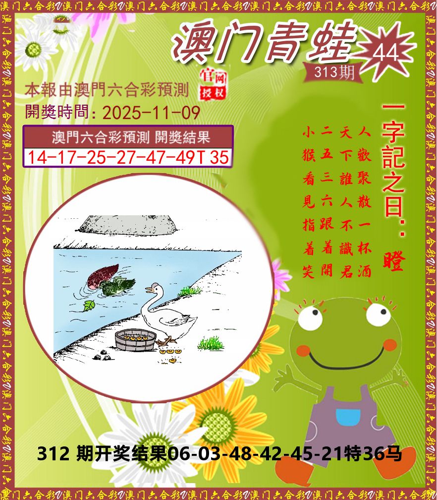 青蛙系列44 第313期
