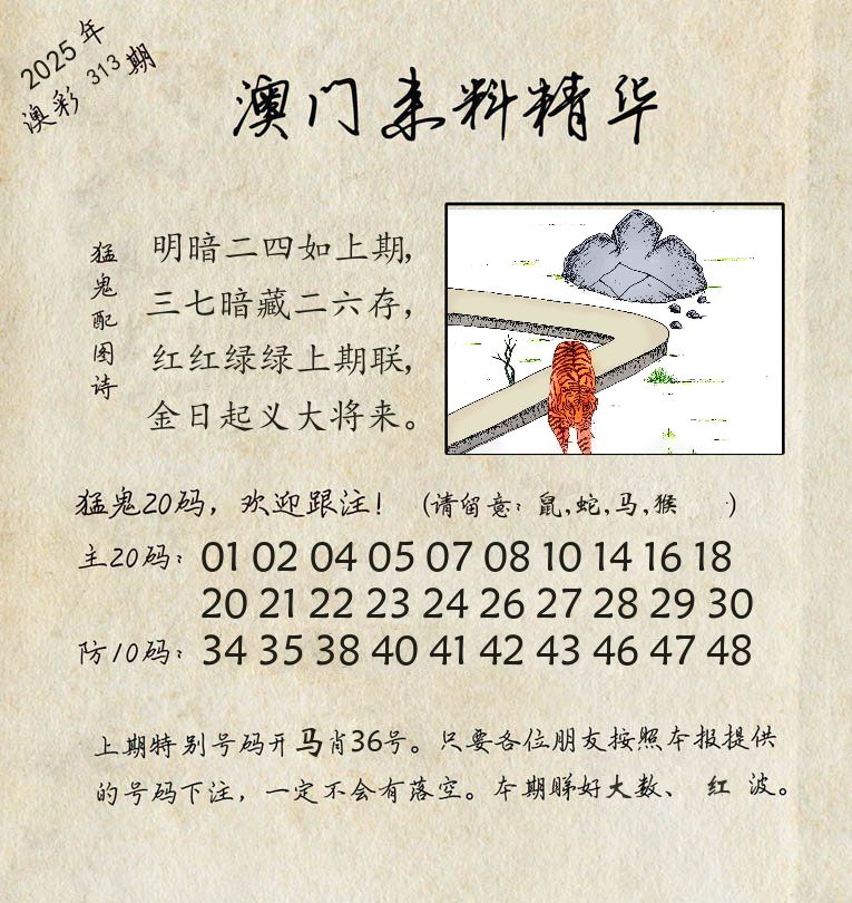 精华来料 第313期