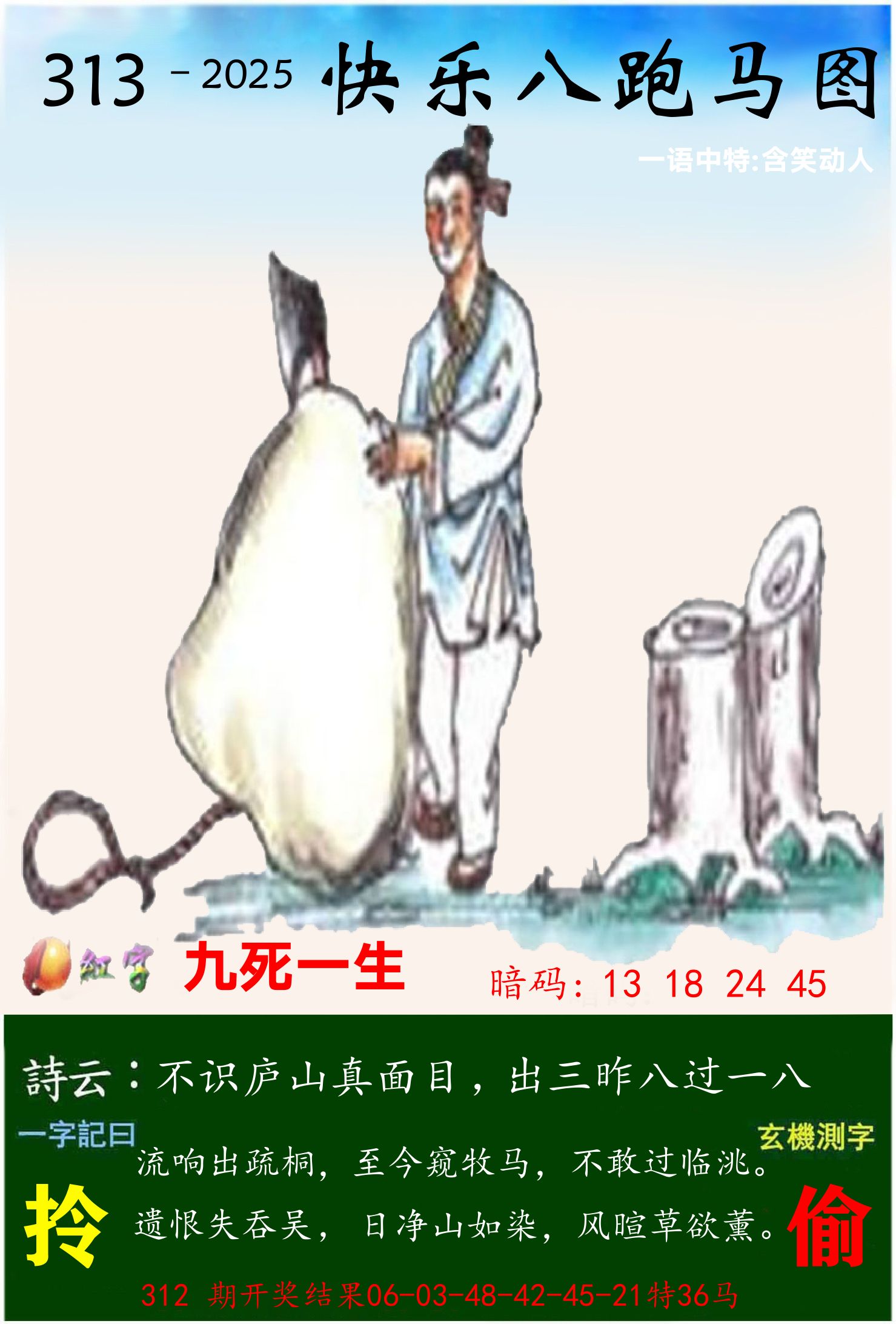 澳门跑马 第313期