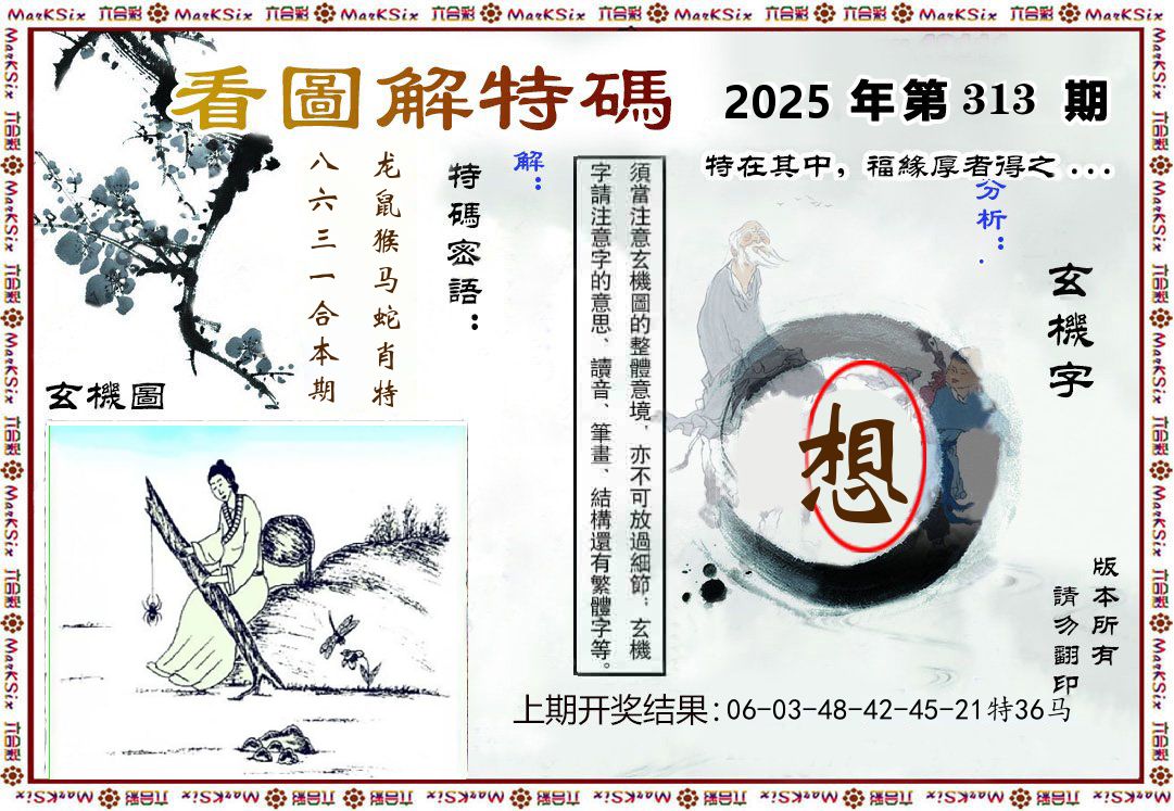 看图解特码 第313期