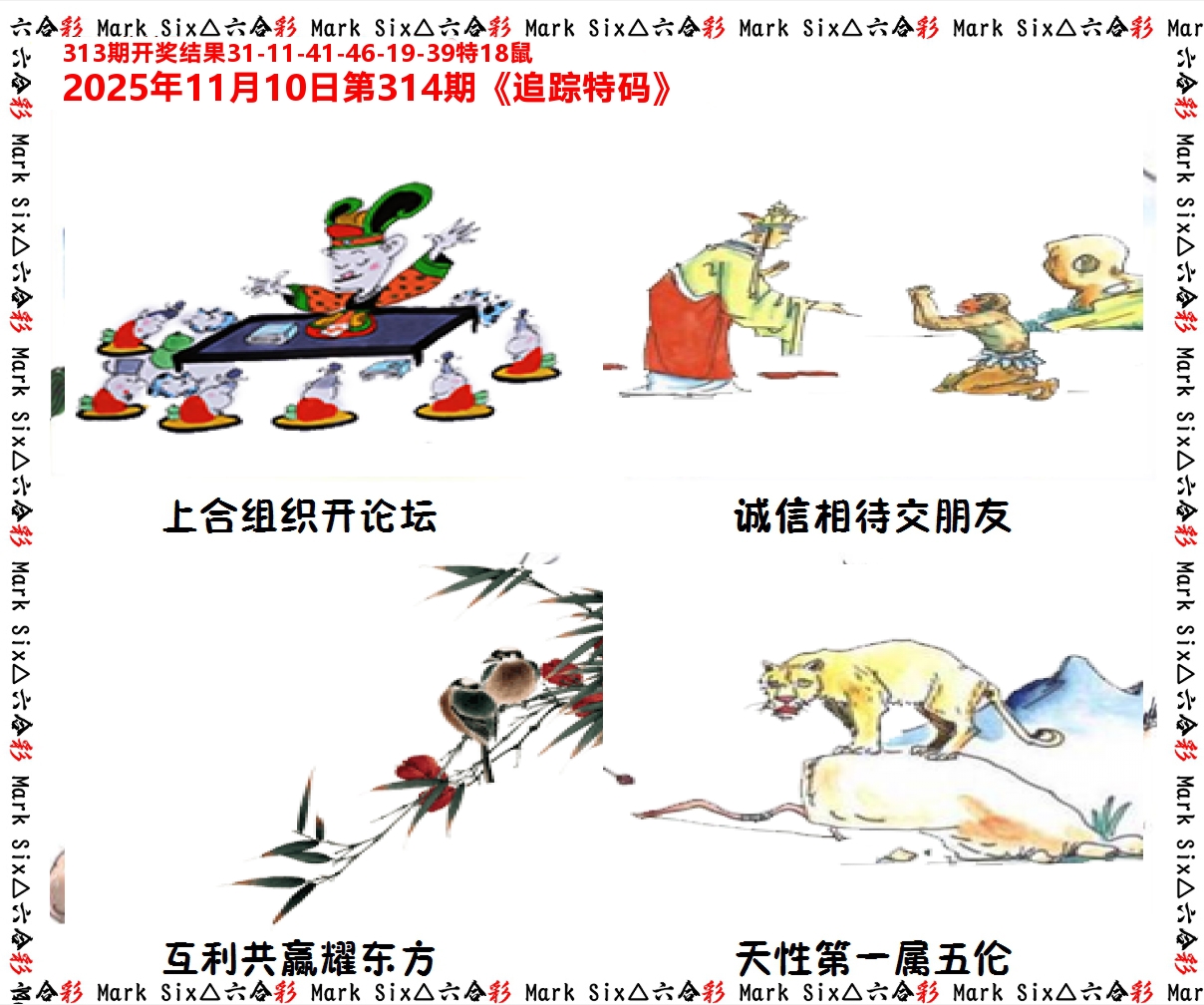 追踪特码 第314期