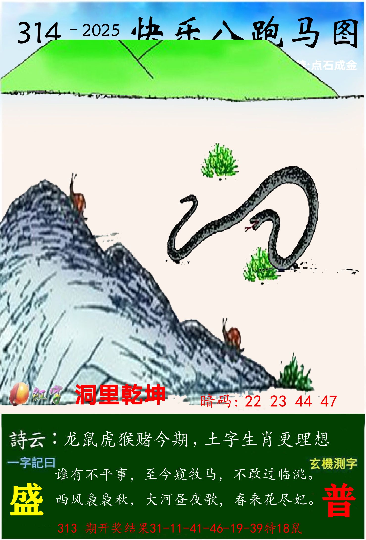 澳门跑马 第314期