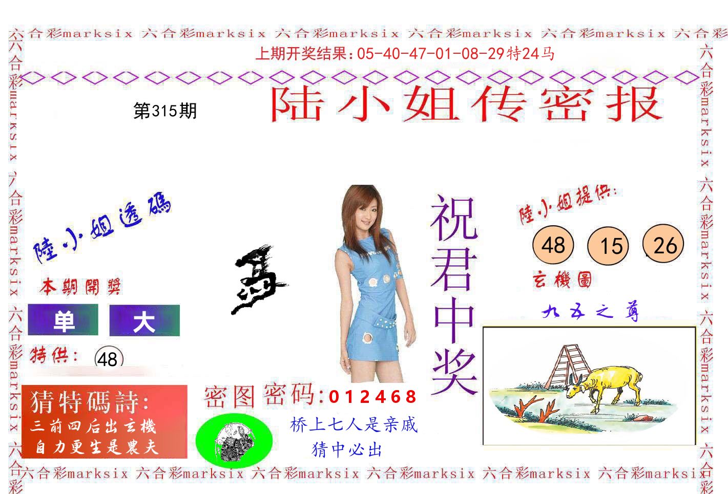 陆小姐密报 第315期