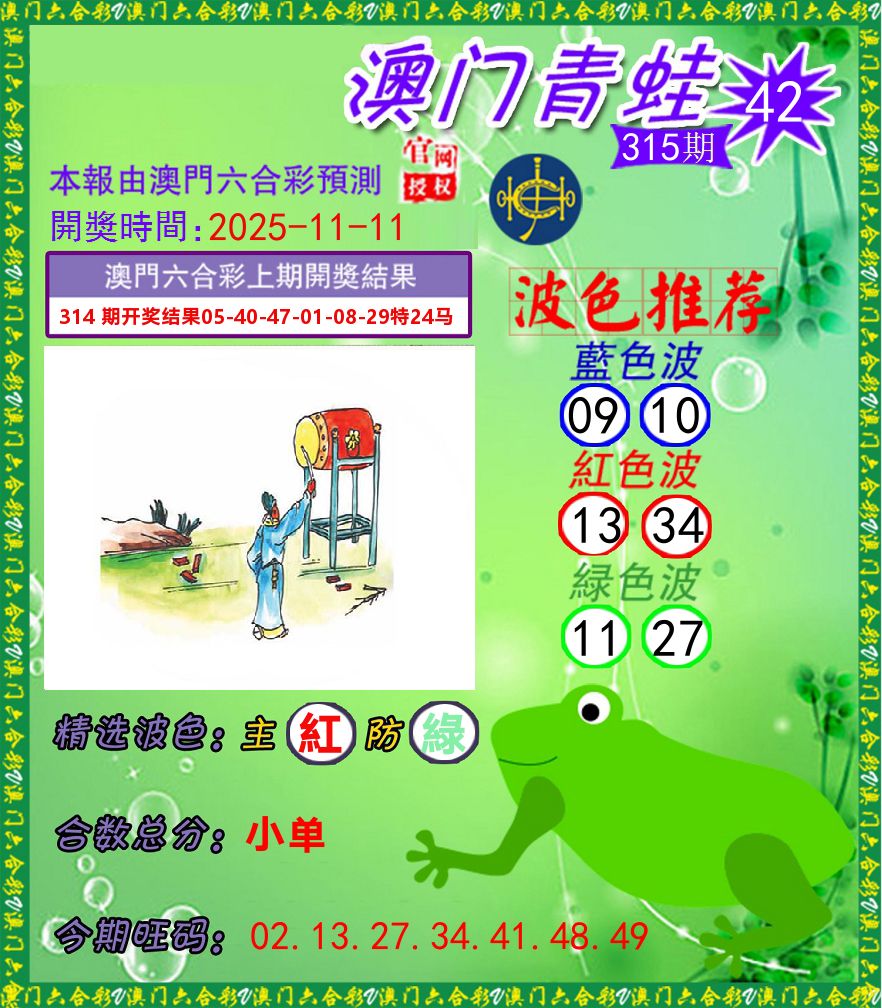青蛙系列42 第315期