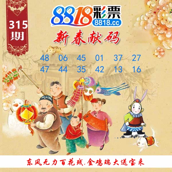 新春献码 第315期