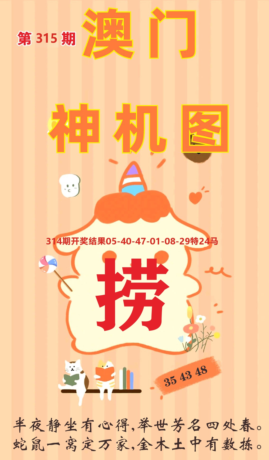 澳门赢天下C 第315期