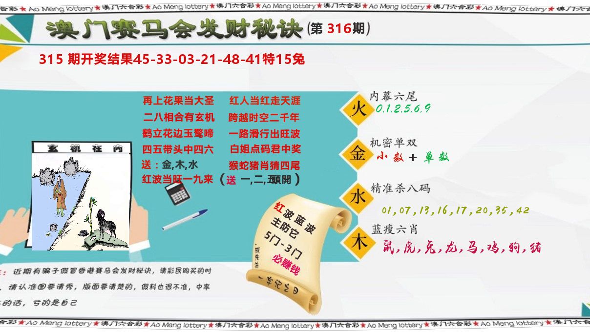 发财秘诀 第316期