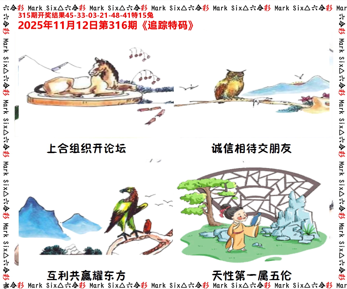 追踪特码 第316期