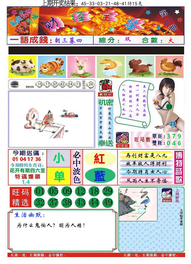 澳门财经宝鉴 第316期