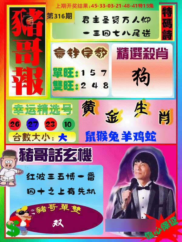 猪哥报 第316期