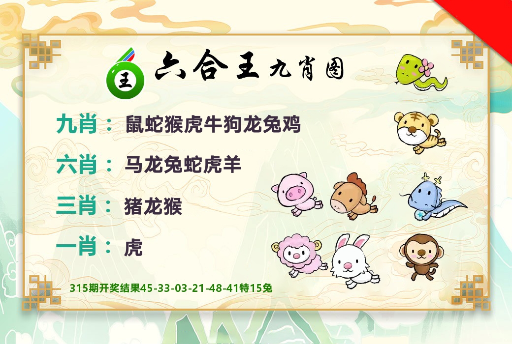 六合王九肖图 第316期