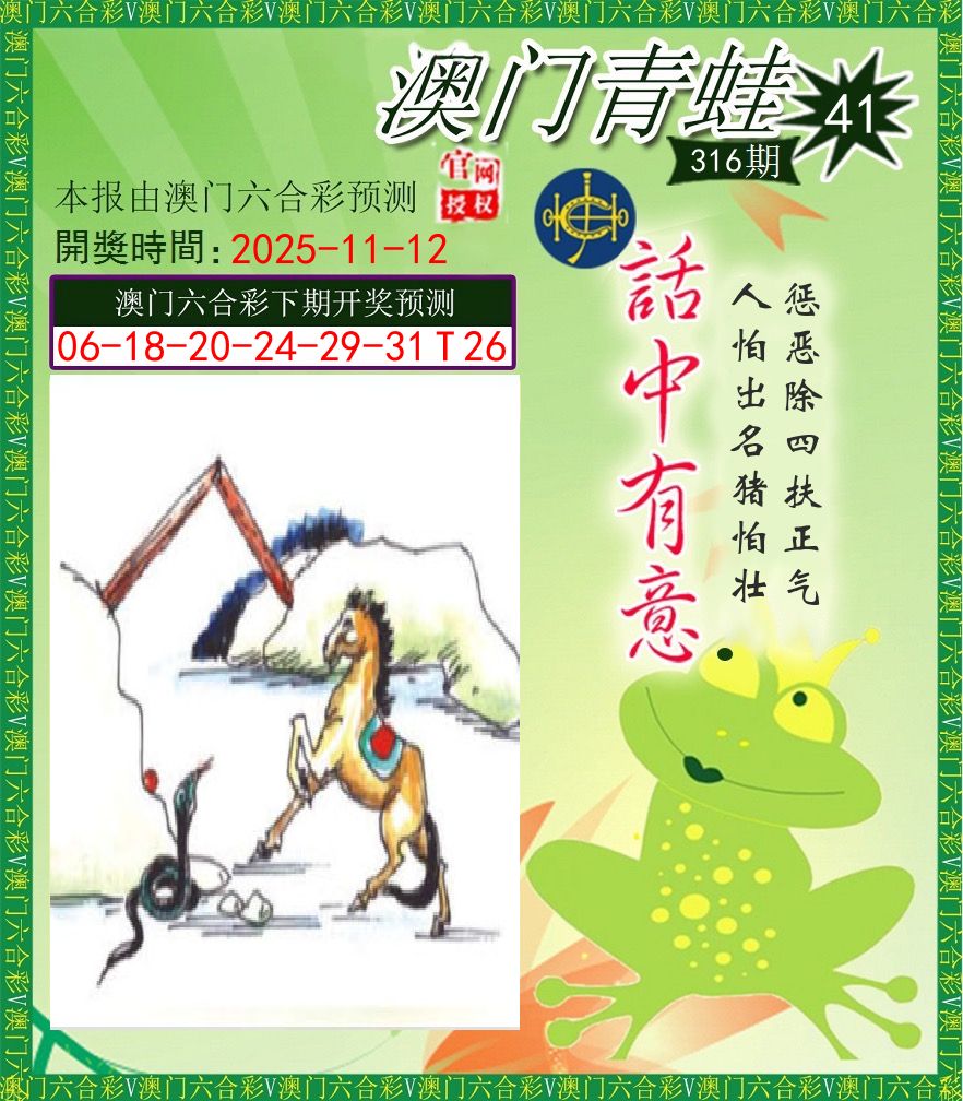 青蛙系列43 第316期