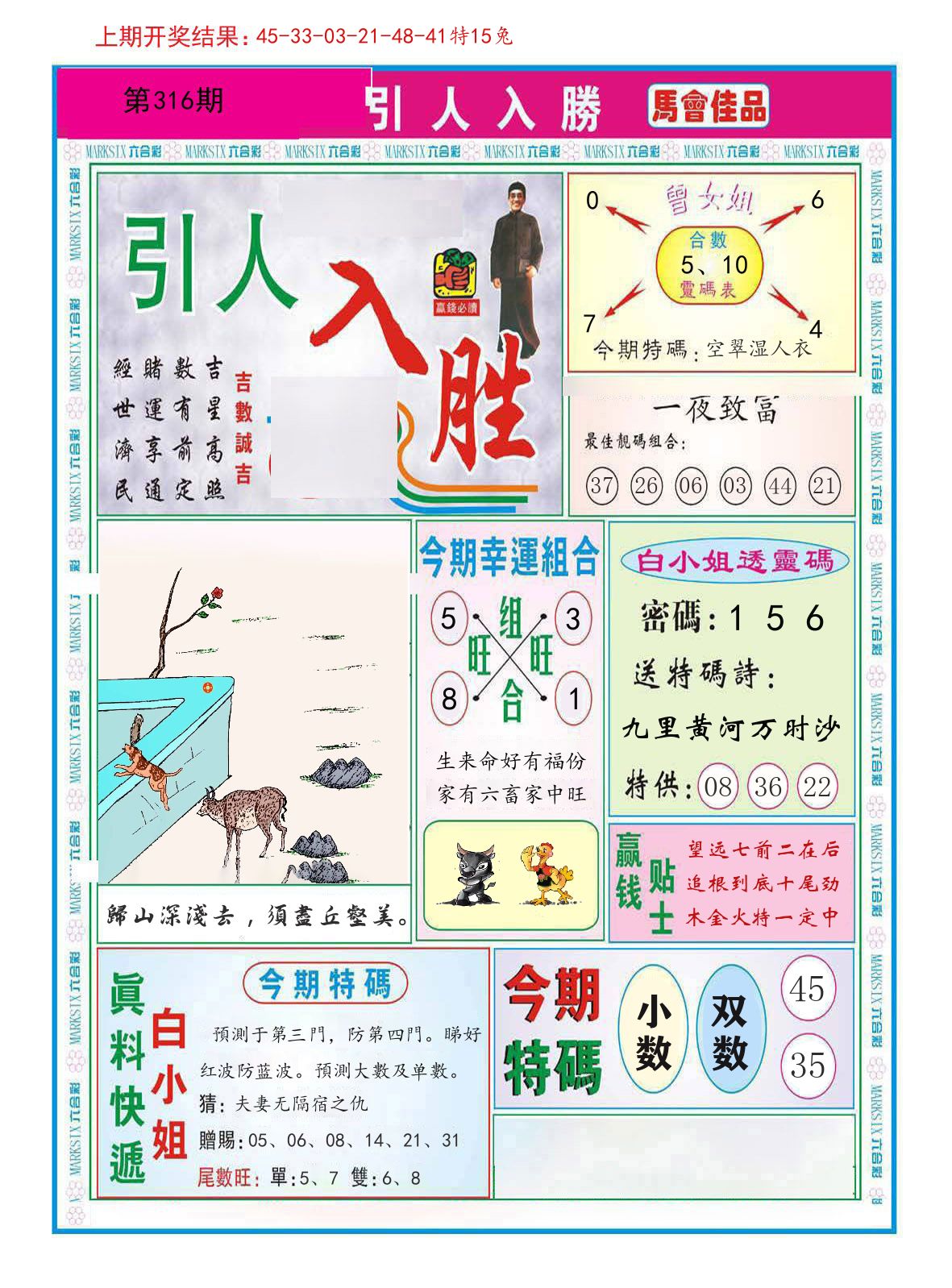 引人入胜 第316期