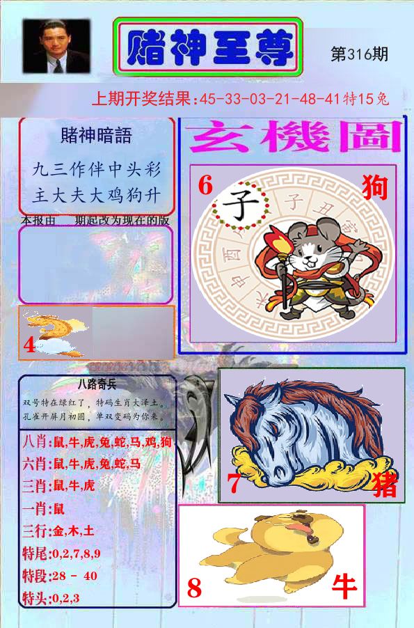 赌神至尊 第316期