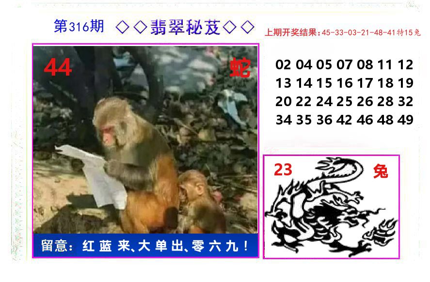 翡翠秘芨 第316期