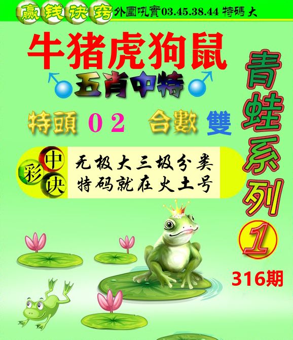 青蛙彩图 第316期