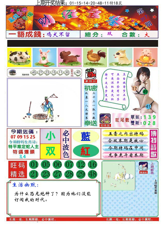 澳门财经宝鉴 第317期