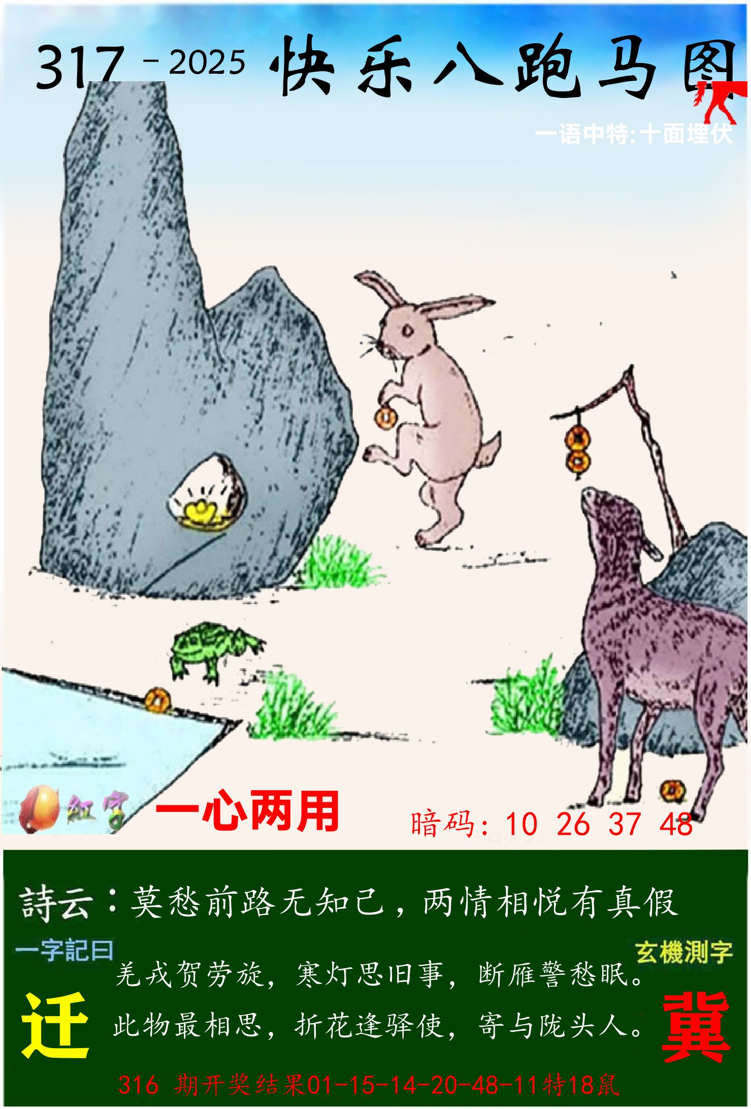 澳门跑马 第317期