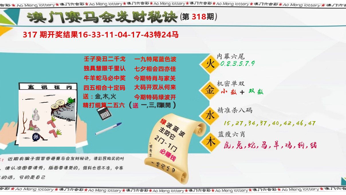 发财秘诀 第318期