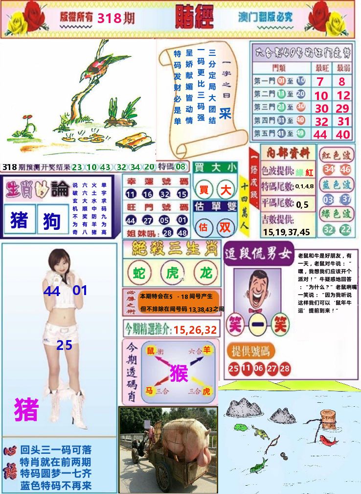 澳门赌经 第318期
