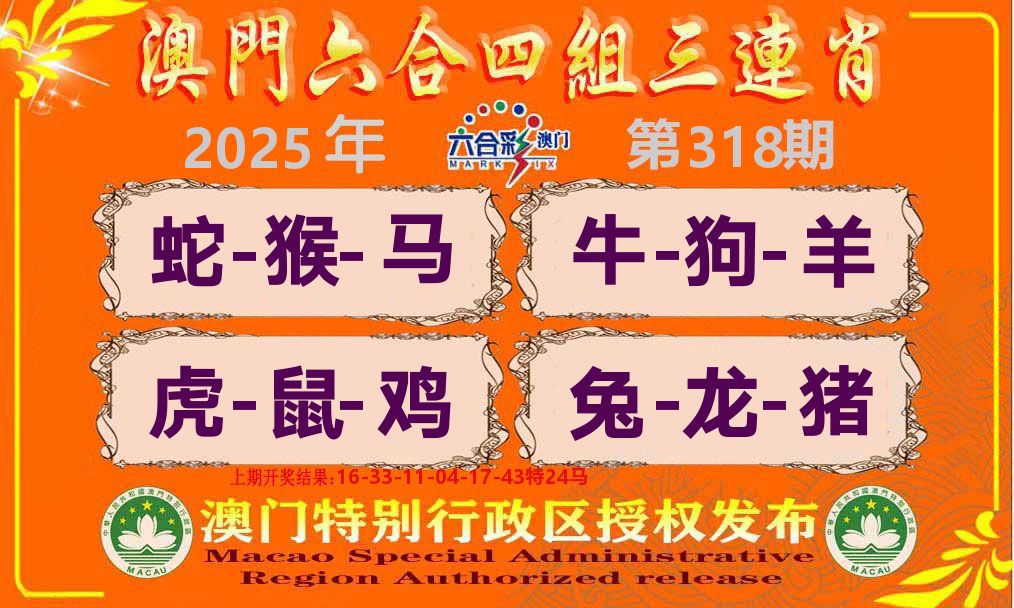 六合三连肖 第318期