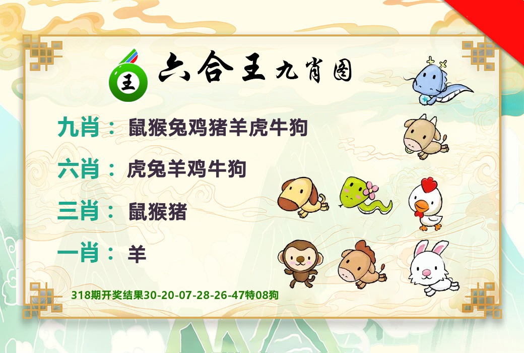 六合王九肖图 第319期