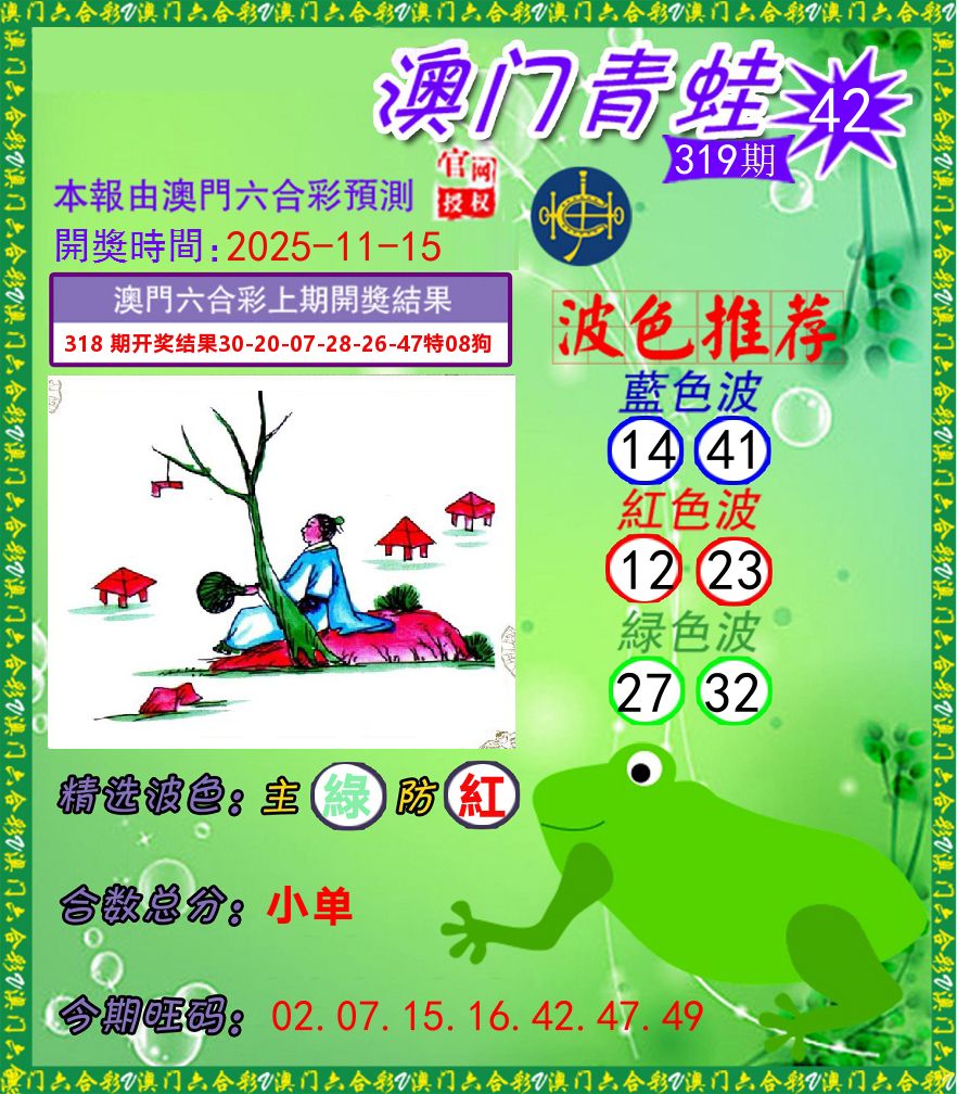 青蛙系列42 第319期