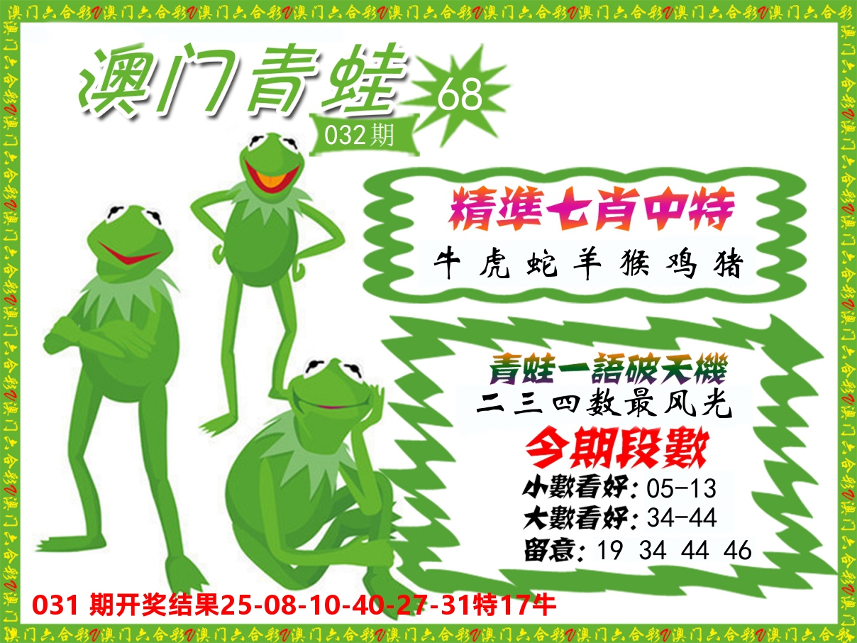 青蛙系列68 第32期