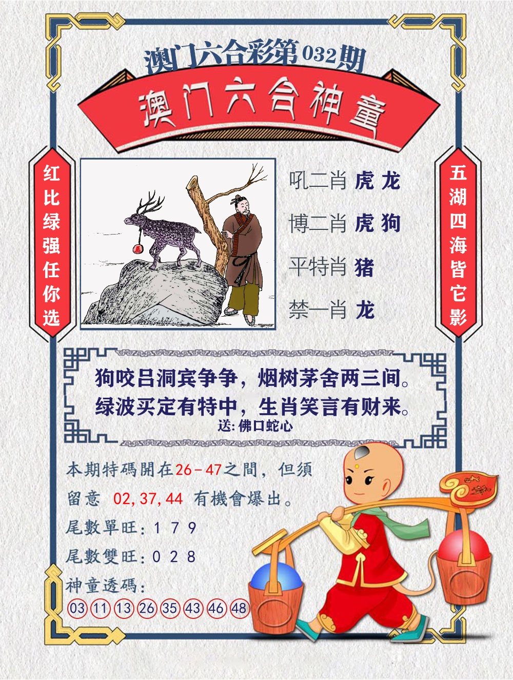 六合神童 第32期