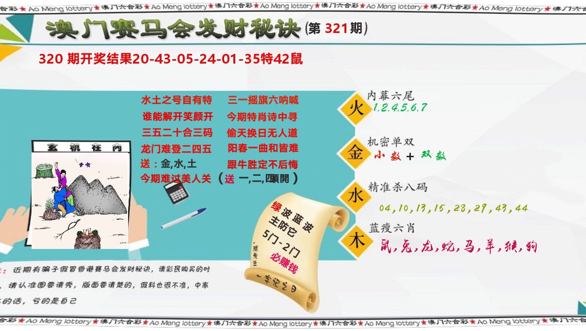 发财秘诀 第321期