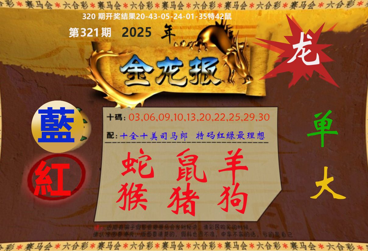 金龙报 第321期