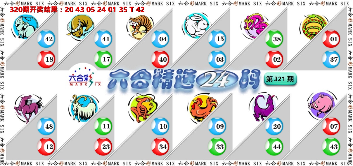 六合精选24码 第321期