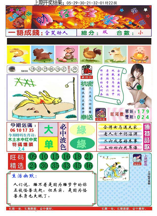 澳门财经宝鉴 第322期