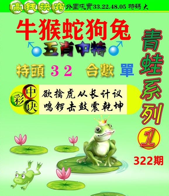 青蛙彩图 第322期