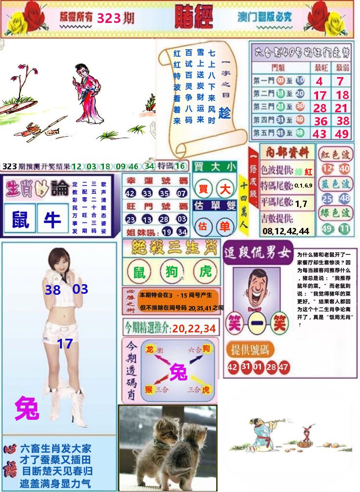 澳门赌经 第323期
