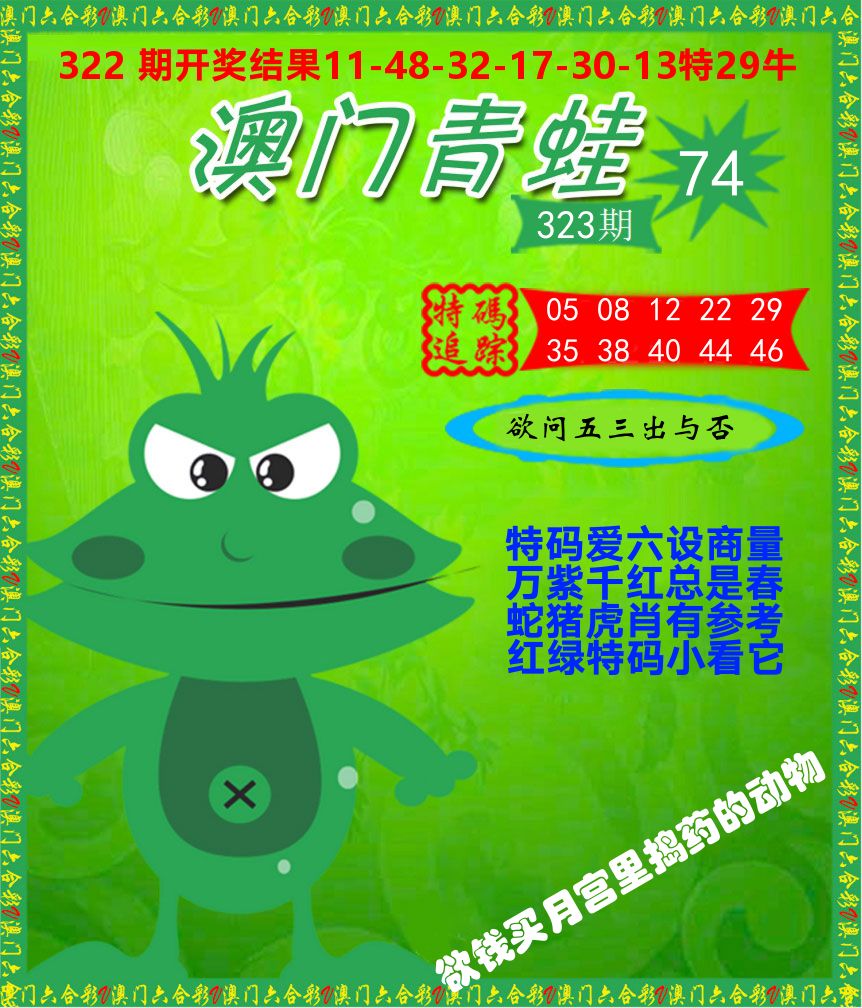 青蛙系列74 第323期