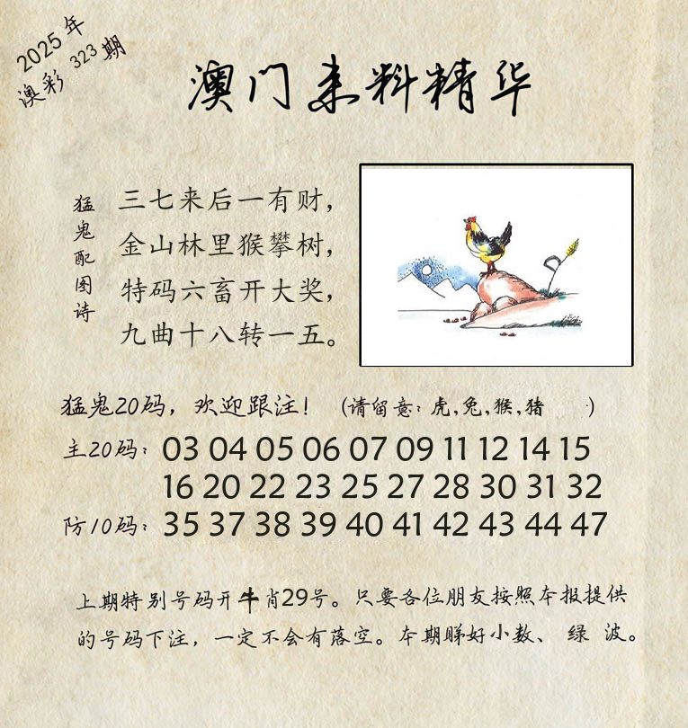 精华来料 第323期