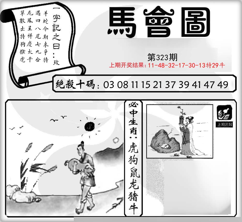 马会图 第323期