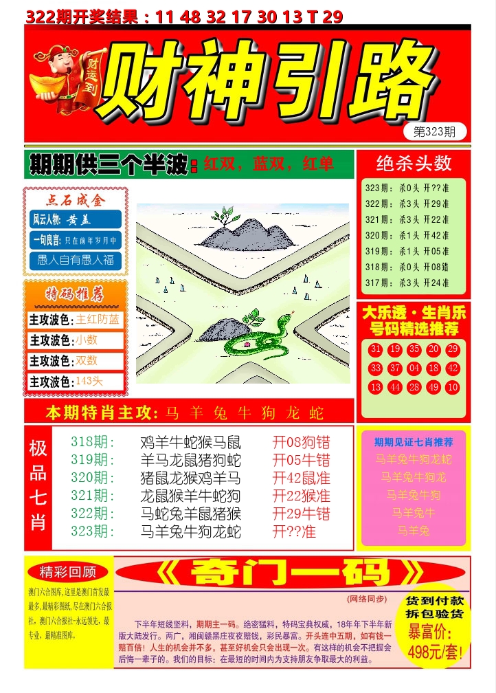 财神引路 第323期