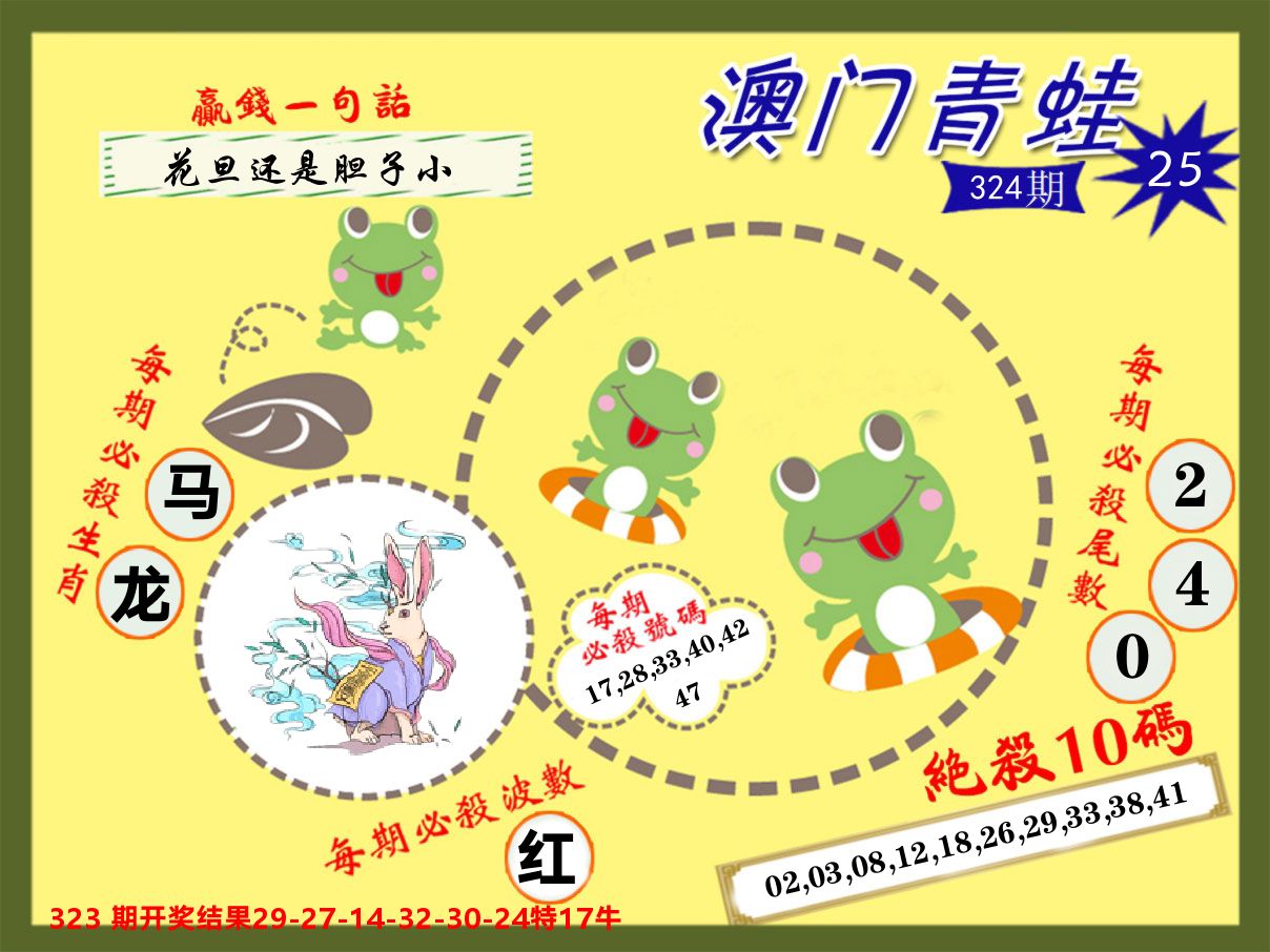 青蛙系列25 第324期