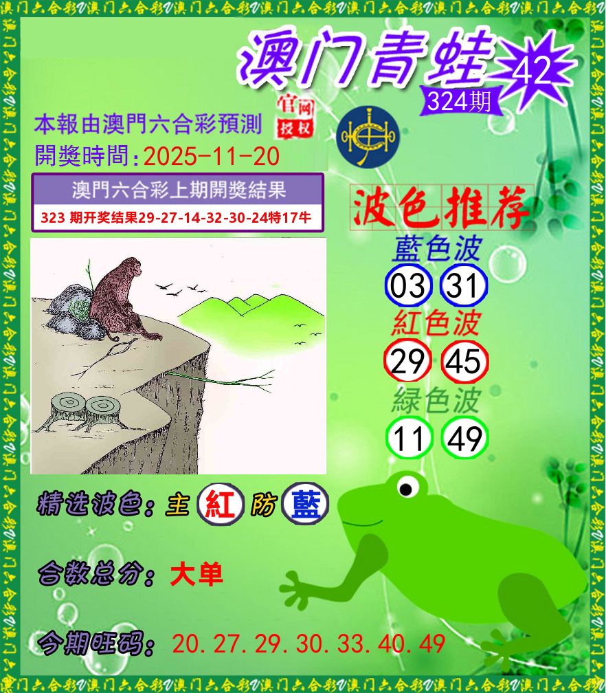 青蛙系列42 第324期